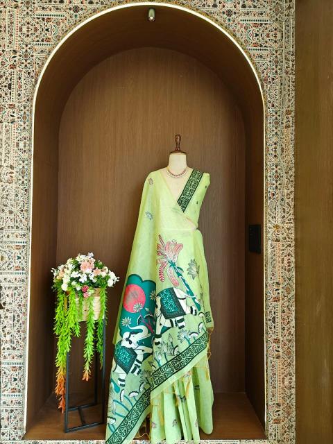 Akshara muga cotton surat saree market wholesale price